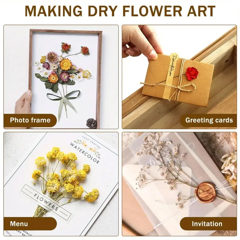 Flower Press Kit,6 Layers 11.6*7.68 inches Easy One-Step Pressing Kit, Dried Flower Plant Preservation Kit for Craft Lovers