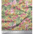 thumbnail image 1 of Soimoi Cotton Duck Fabric & Orchids Floral Fabric Prints by Yard 42 Inch Wide, 1 of 1