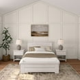 thumbnail image 2 of Plank+Beam Farmhouse Full Size Bed Frame with Headboard, Solid Wood Platform Bed, 2 of 9