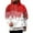 Pink, variant on Men’s Pullover Hoodie with Drawstring Hood and Snowflake Print Casual Long Sleeve Sweatshirt for Everyday Wear Deep Red L