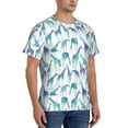 thumbnail image 2 of Bixox Men's Cool Giraffe Printed Short Sleeve Skinny Athletic T-Shirt, 2 of 6