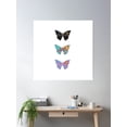 thumbnail image 2 of Butterflies Poster Wall Art, Modern Wall Decor, 24x36 UNFRAMED, 2 of 3