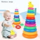 thumbnail image 2 of Torre educativa apilable pato círculo divertido niño bebé jugar cognición juguete para regalo Hugtrwg Para estrenar, 2 of 8