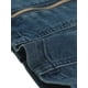 thumbnail image 5 of Allegra K Faldas de mezclilla para mujer Minifalda de mezclilla de cintura alta ajustada con cremallera frontal blues S, 5 of 5