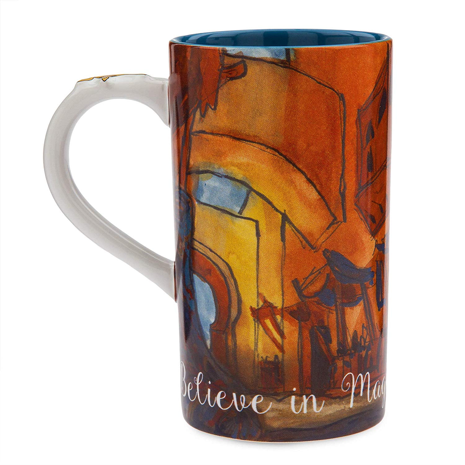 Aladdin, Genie Emerging From Lamp Travel Mug, Zazzle