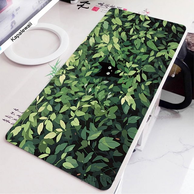 Alfombrilla de ratón bonita para Gamer Mause, alfombrilla de escritorio de oficina verde XL, alfombrilla de escritorio para ordenador 300x800, accesorios de oficina Kawaii
