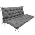 Swing Replacement Cushion, Outside Bench Cushion with Backrest, 23