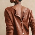thumbnail image 4 of BVOFAR Cardigan Sweaters for Women Cozy Ribbed Knit Button Down Sweater Casual Long Sleeve Lightweight Cardigans Trendy Fall Tops, 4 of 7