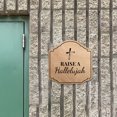 thumbnail image 6 of Heritage Plus Raise A Hallelujah Wall or Door Sign | Religious Home Decor - Medium, 6 of 9