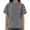 Grey, variant on Tops for Women Short Sleeve Washed Graphic Casual Basic Summer Loose T Shirts Black 4XL