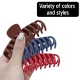 thumbnail image 2 of piezas de accesorios para el cabello para niña, clip de garra grande, clip fuerte, adecuado para bañarse, cabello grueso, ir de compras, etc. Vhermosa BST3022461-4, 2 of 6