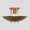 thumbnail image 3 of Brass Ceiling Flush Mount Pendant Light Fixture Mid Century Style Ceiling Chandelier Fixture, 3 of 6