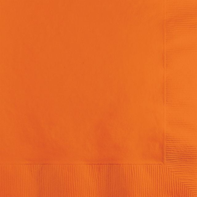 Party Creations Beverage Napkins, Sunkissed Orange, 20 Ct by CREATIVE CONVERTING