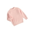 thumbnail image 4 of Wassery Kid Girl Boy Knit Sweater Newborn Long Sleeve Knitted Sweater Toddler Baby Fall Winter Loose Fit Pullover Sweater for Boys Girls 6M 12M 2T 3T 4T 5T 6T, 4 of 6