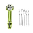 thumbnail image 1 of 2024 Upgrade Stainless Steel Summer Watermelon Windmill Cutter Fork Slicer Tool Set For Efficient Home Kitchen Use, 1 of 7