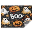 thumbnail image 1 of Rectangle Table Cover Boo Halloween Ghost Skull Bat spider Table Cloth,Modern Foldable Table Covers for Picnic Graduation Halloween Fall Thanksgiving Christmas, 1 of 5