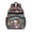 Skull and Flower-2, variant on Skull and Bird Gothic Pattern Backpack for School, Cute School Bag with Adjustable Shoulder Straps and Padded Back, 15.25"x11.5"x5.25"