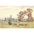 thumbnail image 2 of Pilgrims Way Canterbury Cathedral Poster Print by  A.H. Hallam Murray, 2 of 2