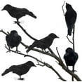 thumbnail image 7 of Plyzle 18 Pack Realistic Feathered Crows Halloween Fake Crow Black Crows Artificial Crow Halloween Handmade Feathered Crow for Halloween Indoor Outdoors Ravens Birds Decoration, 7 of 7