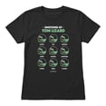 thumbnail image 3 of Disney Pixar Hoppers Emotion Of Tom Lizard Women's T-Shirt (Black, S-2XL), 3 of 5