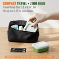 thumbnail image 4 of Shampoo Bar Travel Case Compatible with Kitsch, Leakproof Silicone Small Travel Soap Case with Draining Pad, Portable Soap Container for Gym & Camping, 1 Pack (Butter Yellow), 4 of 7