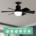 thumbnail image 2 of Lámpara Techo Ventilador LED 30W 3 Velocidades E27 para, 2 of 9