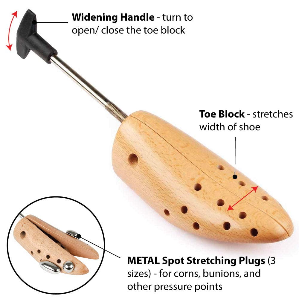 shoe stretcher with bunion knobs