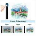 thumbnail image 4 of Tablero de Luz LED A4, Mesa de Luz para Manualidades con Alimentación USB de Brillo Regulable de 3 Niveles para Calco, Bloc de Dibujo con Luz, 4 of 8