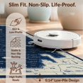 thumbnail image 6 of Design&I 9'x12' Washable Area Rug Snag-Free Fish Nautical Cabin Chart Lure Compass Navigation Map Fishing for Dining Room, Basement, Large Office, 6 of 7