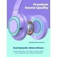 thumbnail image 4 of Auriculares iClever HS22 para niños con divisor para compartir, volumen de 94 dB, 4 of 6