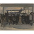 thumbnail image 2 of Max Slevogt 24x20 Gold Ornate Framed and Double Matted Museum Art Print Titled - Berlin Six -Day Race (1909), 2 of 4