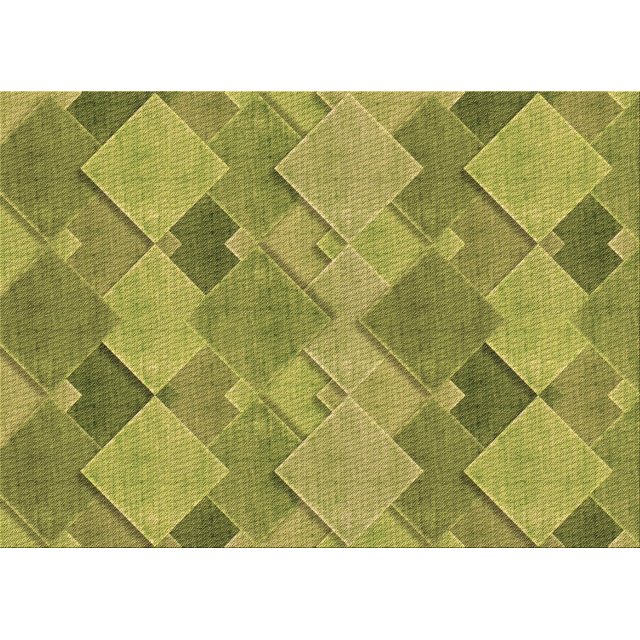 Ahgly Company Tapis Rectangulaire Lavable en Machine Intérieur Vert Transitionnel, 5 Pieds x 8 Pieds