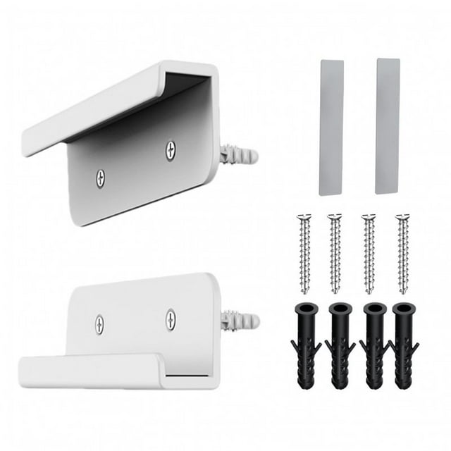 Universal Wall Mounted Tablet Stand Holder Wall Mount Bracket Stabilizer Kitchen Tablet Holder For All Tablet Phones White