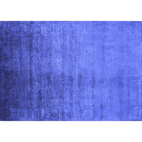 Ahgly Company Indoor Rectangle Oriental Blue Industrial Area Rugs, 3' x 5'
