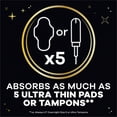 thumbnail image 4 of Always ZZZ Overnight Disposable Period Underwear for Women Sz S-M, 360° Coverage for Worry-Free Nights, 4 of 15