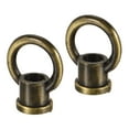 thumbnail image 1 of Unique Bargains 15kg Load 29x35mm M10 Thread Ring Shape Female Loop Eye Nut Bronze 2 Pack, 1 of 5