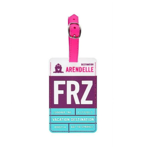 Disney Parks Disneyland Luggage Tag White New with Tag