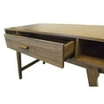 thumbnail image 5 of OS Home and Office Furniture 47.25" 1-Drawer Wood Desk in Danish Walnut, 5 of 10