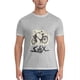 thumbnail image 5 of Camiseta de Patán de las Carreras Locas para hombre, de algodón puro, estilo vintage, de manga corta y cuello redondo, con gráficos., 5 of 7