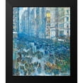 thumbnail image 2 of Hassam, Childe 20x23 Black Modern Framed Museum Art Print Titled - Fifth Avenue, 1919, 2 of 5