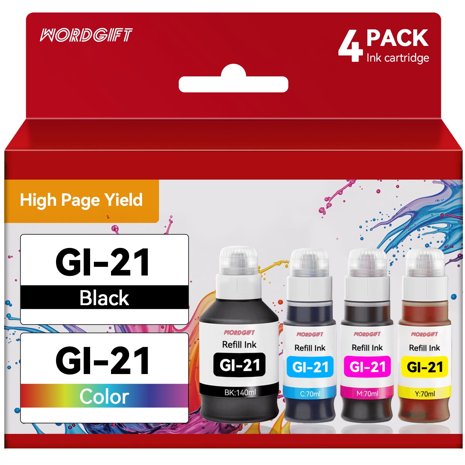 Canon G-21 Pigment Black Ink Bottle - Walmart.com