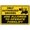 Warning Sign 3, variant on Only Authorized Drivers Sign - 12×8 Inches, Aluminum Tin Warning, Home Outdoor Garden Vehicle Security Decor