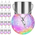 thumbnail image 5 of JoyMoreHome Solar Hanging Light with Clip, Multicolor Ceacked Glass Ball Light, Durable Waterproof LED Decorative Light, for Garden, Yard, Patio, 5 of 5