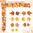 thumbnail image 2 of Set de 6 guirnaldas de otoño para decoración otoñal, 10,8 m, para hogar y fiestas, 2 of 8