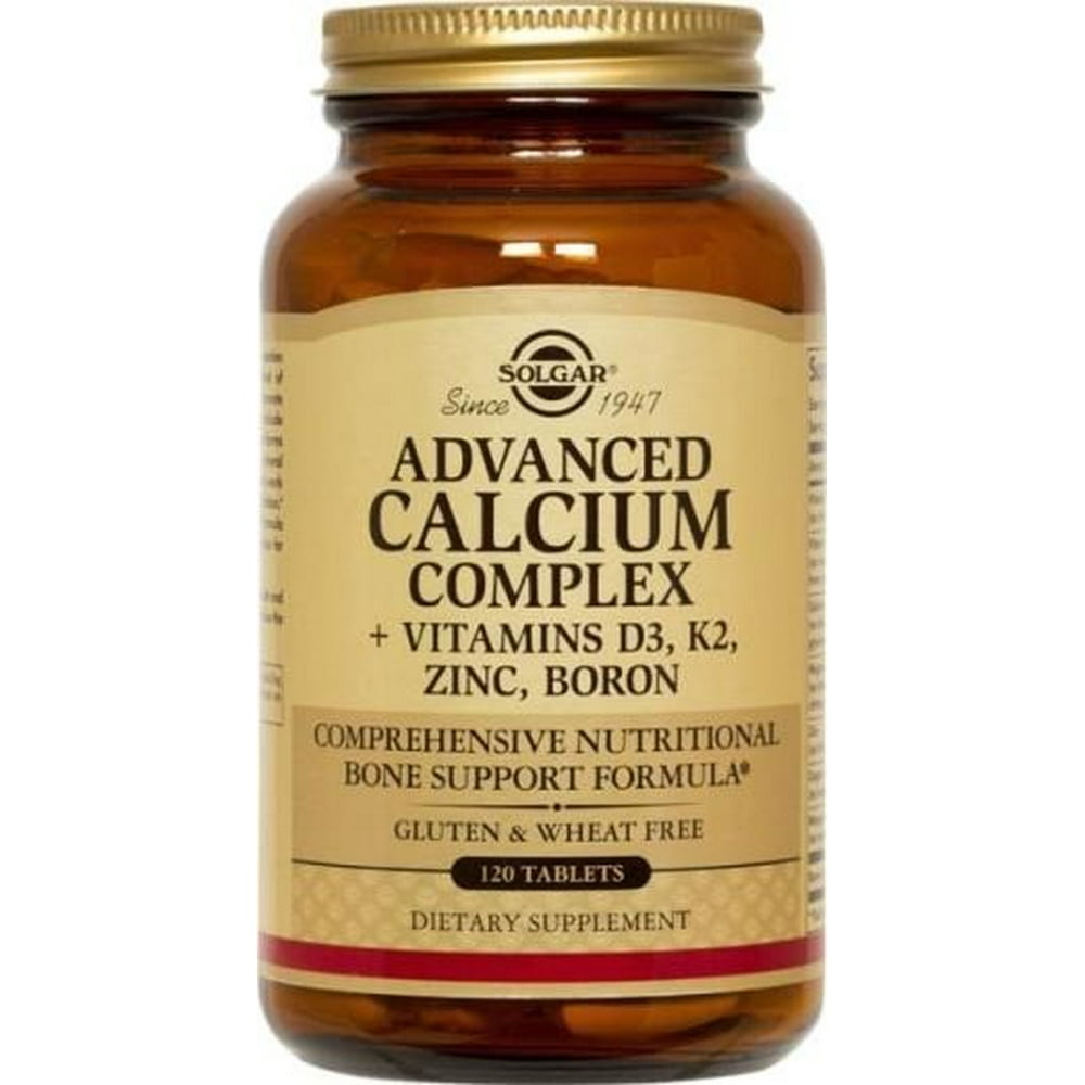 Solgar Advanced Calcium Complex Tablets, 120 Ct