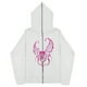 thumbnail image 2 of Sudaderas informales con estampado de calavera Y2k para hombre y mujer, sudaderas con capucha góticas para parejas, sudadera con cremallera de talla grande Harajuku Y2k, 2 of 5