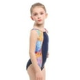 thumbnail image 5 of GyratedreaBullpiano Kids Girls Athletic Swimsuit One Piece Quick Dry Beach Swimwear Bathing Suit for 2-10 Years, 5 of 7