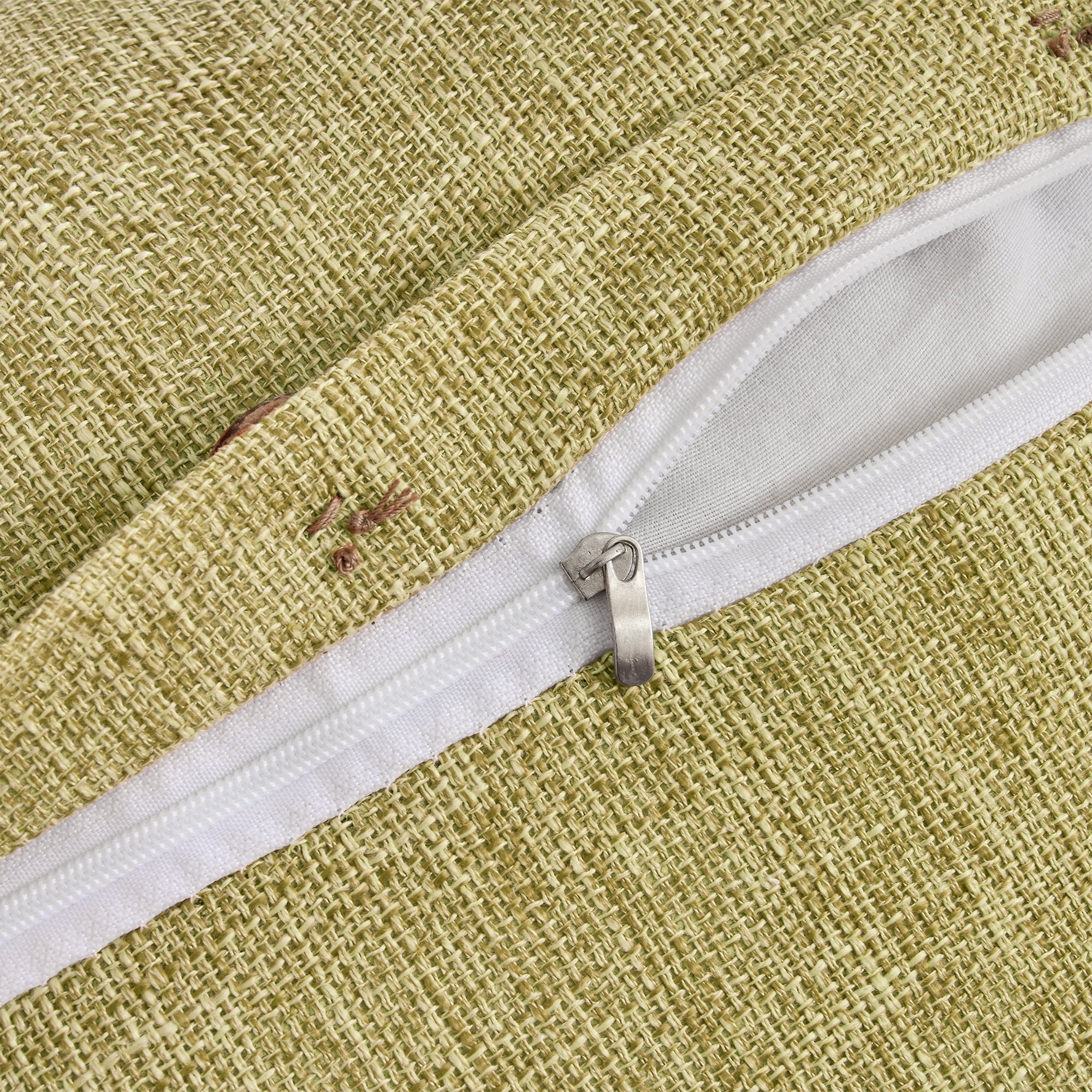 Unique Bargains Triple Button Decorative Pillowcases Green 18" x 18"