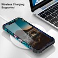 thumbnail image 4 of Compatible with iPhone 12 Pro/iPhone 12 Case, Heavy Duty Shockproof Protection Hard Plastic+Soft Silicone Rubber Hybrid Protective Case for iPhone 12/12 Pro (6.1") 2020 - Mandala in Galaxy, 4 of 8