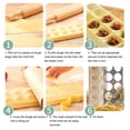 thumbnail image 1 of Italian Pasta Mold Ravioli Tray Plate Pin Square Edges Frame for Perfect Attachment and Shape Large Ravioli Maker, 1 of 5